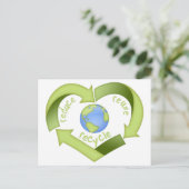 減ら,再利用,リサイクル ポストカード (スタンド正面)