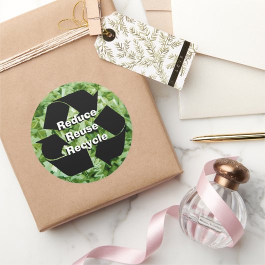 減ら,再利用,リサイクル ラウンドシール (ギフト)