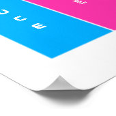 「減ら、再利用、リサイクル、リストア、再生成」 ポスター (角)