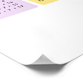 減算テーブ学ル ポスター (角)