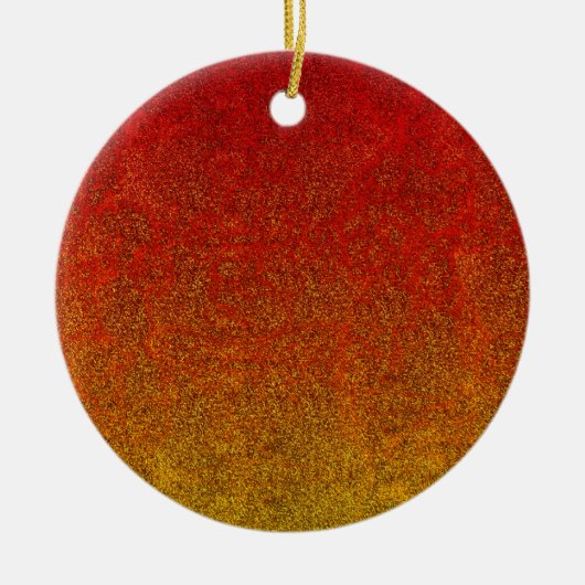 減衰フレームグリッター勾配 セラミックオーナメント (正面)