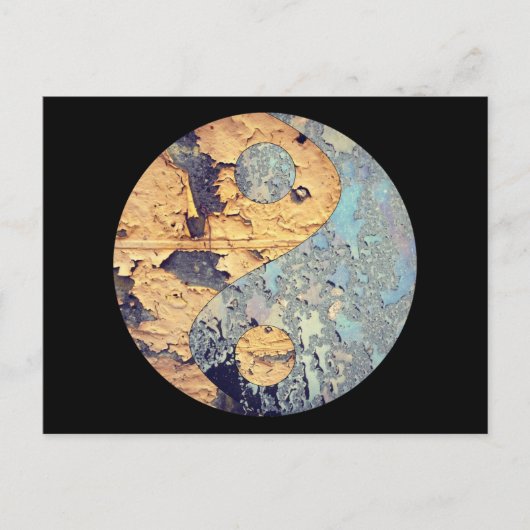 減衰陰陽はがき ポストカード (正面)