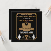 減量おめでとうございます カード (正面/裏面インサイチュ)