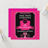 減量おめでとうございます カード (正面/裏面インサイチュ)