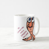 減量のユーモア: おもしろいな脂肪吸引術のマグ コーヒーマグカップ (正面右)