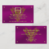 減量の顧問、金正方形、上昇のフェニックス 名刺 (正面/裏面)