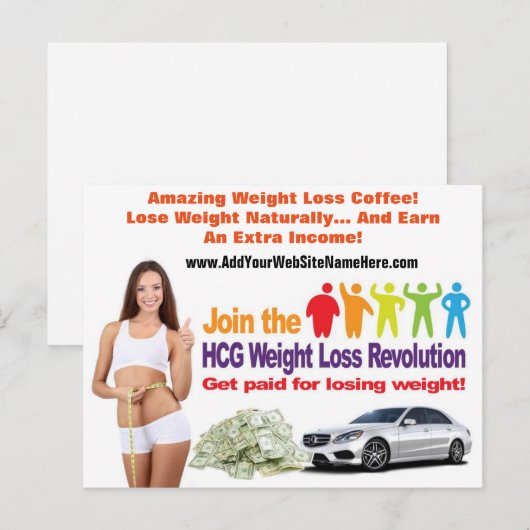 減量はがき ポストカード (正面/裏面)