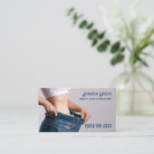 減量カスタムQR 名刺 (スタンド正面)