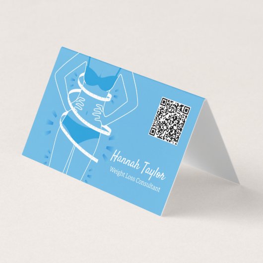 減量カスタムQR 名刺 (正面)