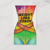 減量カラフルコーチ 名刺 (正面)