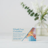 減量コンサルタントのスリミング 名刺 (スタンド正面)