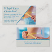 減量コンサルタントのスリミング 名刺 (正面/裏面)