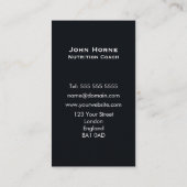 減量コンサルタント栄養士コーチ 名刺 (裏面)