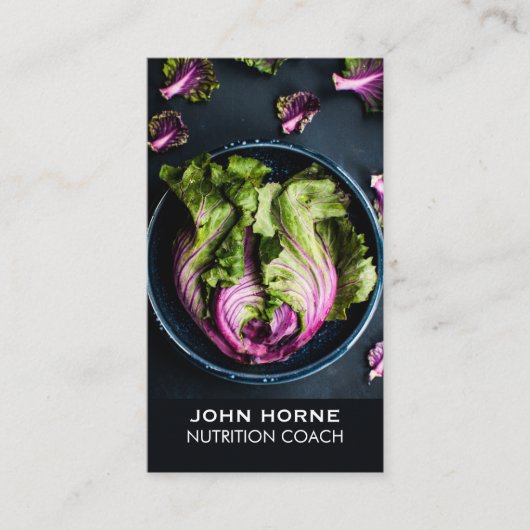 減量コンサルタント栄養士コーチ 名刺 (正面)