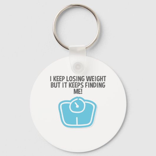減量ダイエット減量保減量私を見つける キーホルダー (正面)