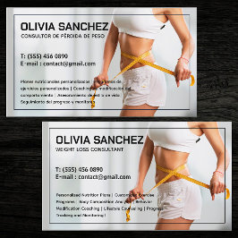 減量バイリンガルスペインの名刺 名刺