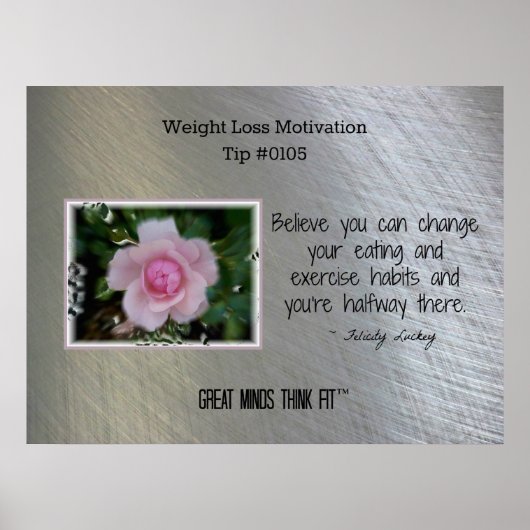 減量動機ポスターヒント#0105 ポスター (正面)