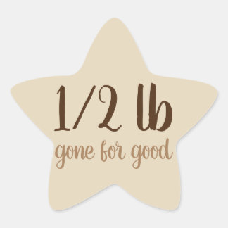 減量報酬ステッカー 星シール