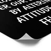 減量姿勢1 ポスター (角)