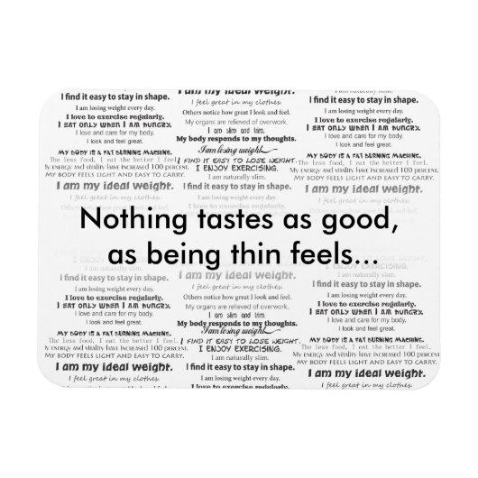 減量感じ素晴らし マグネット (横)