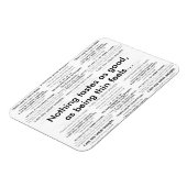 減量感じ素晴らし マグネット (左側)