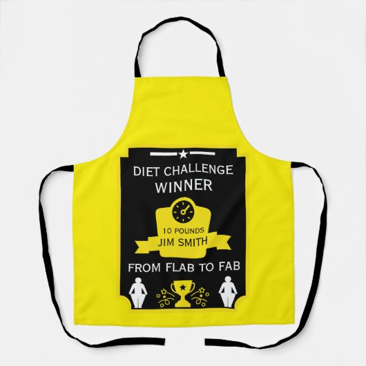 減量祝い エプロン (正面)