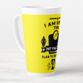 減量祝い カフェラテマグ (左アングル)