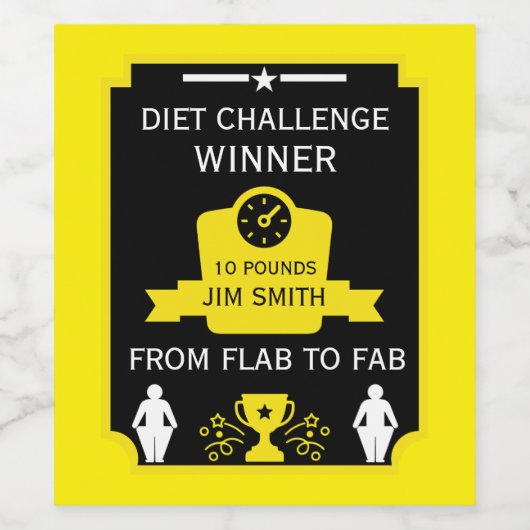 減量祝い ワインラベル (シングルラベル)