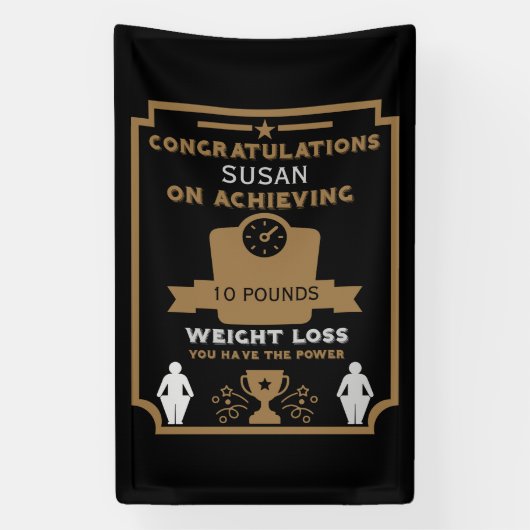 減量祝い 横断幕 (縦)