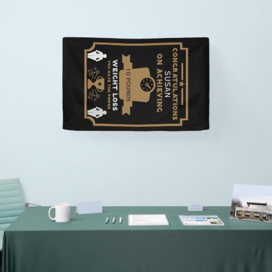 減量祝い 横断幕 (トレードショー)