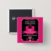 減量祝い 缶バッジ (正面&裏面)