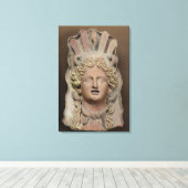 減量計を表すパンチマスク キャンバスプリント (インサイチュ (ウッドフロア))