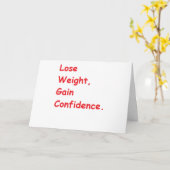 減量 カード (黄色い花)