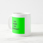 減量 コーヒーマグカップ (正面左)