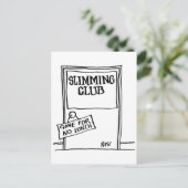 減量。スリミングクラブサイン ポストカード (スタンド正面)