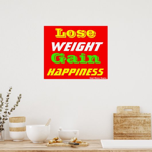 減量 ポスター (キッチン)