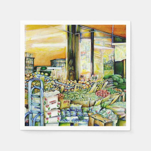 減鉱芸術的化 スタンダードカクテルナプキン (正面)