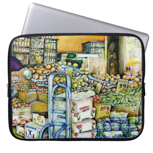 減鉱芸術的化 ラップトップスリーブ (正面)