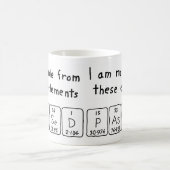 渡された定期テーブル名mag コーヒーマグカップ (中央)