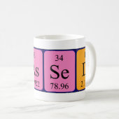 渡された定期テーブル名mag コーヒーマグカップ (正面右)