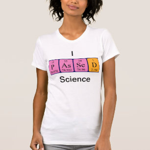 渡された科学期間表名のシャツ Tシャツ