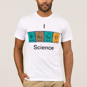 渡された科学期間表名のシャツ Tシャツ