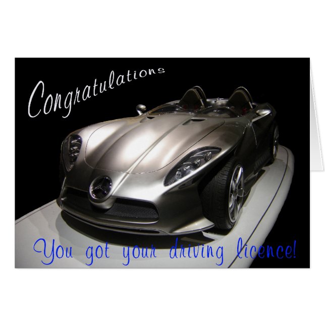 渡される運転免許証 (正面横)