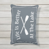 渡りボートが屋内の屋外の湖の生活枕を漕ぐ アウトドアクッション (裏面(縦))