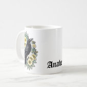 渡り鳥の優雅さと優雅さ。 コーヒーマグカップ (正面左)