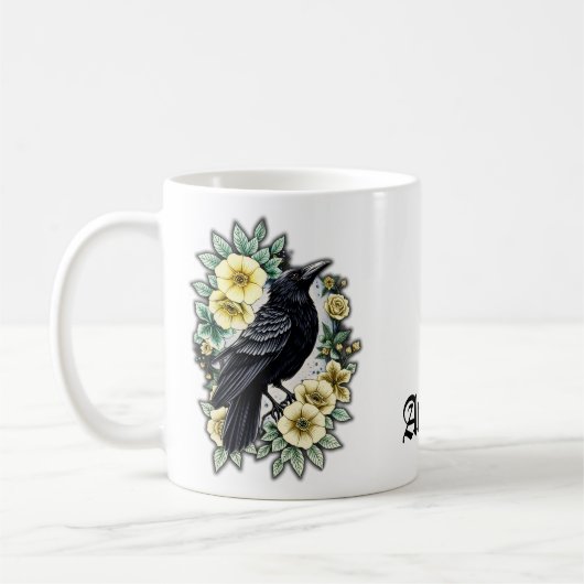 渡り鳥の優雅さと優雅さ。 コーヒーマグカップ (左)