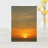 渡り鳥の海 カード (黄色い花)