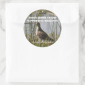 渡り鳥を支えるシール ラウンドシール (バッグ)