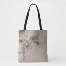 渡辺省亭による花鳥画