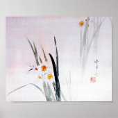 渡辺聖亭、水仙 ポスター (正面)